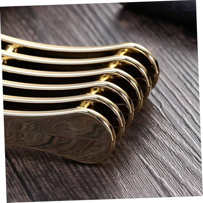 2 Pcs Nail Art Pen Holder Uv Gel Brush Polish Pen Rest Stands for Pens Stylish Golden Silver Nail Brush Organizer for Nail Art Tools and Accessories
