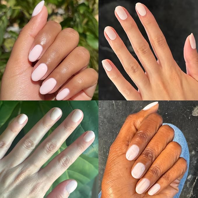 Olive & June Gel Polish | Valentine's Day | UV LED Nail Lamp Needed | Long Lasting Formula | Up to 21 Days of Wear | Damage-Free Removal | Salon-Quality Manicure, Pedicure | GH | Baby Pink