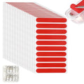 BQAN Double Sided Nail Tape for Press On Nails - 200 Pieces Clear Adhesive Mounting Tape for Nail Art Display, Fake Nail Storage & Manicure Organization (20 Sheets)