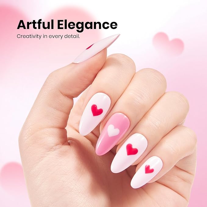 Beetles Baby Pink Gel Polish - Milky Petal 15ml/0.51Oz, Light Pink Gel Nail Polish for Pastel Nails, Same Color Bottle STAY SHINING Series, Long-Lasting Soak Off UV LED Lamp Spring Nails Art