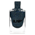 ILNP After Midnight - Prussian Blue Holographic Nail Polish with Gold Accents, Chip Resistant Manicure, Non-Toxic Nail Lacquer, Vegan, Cruelty Free, 12ml