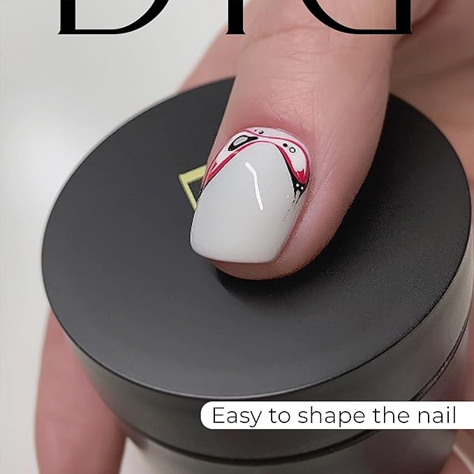 Didier Lab Premium Nail Builder Gel - Intensive White LED UV Strengthening Gel for Nail Repair & Extensions 0.53 fl oz