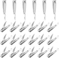 HOFASON 24 Pcs Nail Clippers Bulk for Men Women Adult, Professional Stainless Steel Fingernail and Toe Nail Clipper Cutter Set with File & Key Chains, Travel Manicure Pedicure Trimmer Kit for Homeless