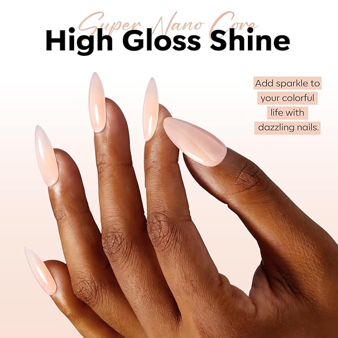 modelones Nude Gel Nail Polish Nude Pink Jelly Nail PolishV alentine Natural Color Soap Nails Translucent Soak Off LED Sheer Gel Polish15 ML