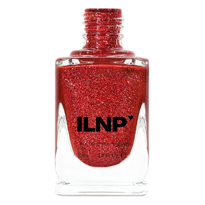 ILNP Cherry Luxe - Rich Red Holographic Nail Polish