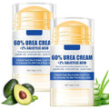 60% Urea Cream plus 2% Salicylic Acid Foot Cream for Removing Calloused Skin, Cracked Hands Elbows Feet Heels Moisturizes and Hydrates, Maximum Strength Moisturizing Foot & Hand Cream, 1.41*2 oz