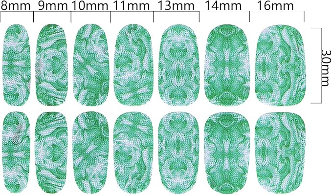 WOKOTO 280 Tips 20 Sheets Marble Design Nail Wraps Stickers For Nails Nail Polish Stickers Self-Adhesive Nail Polish Strips With Nail File For Women Girls Decoration Easy Application Gel Nail Strips