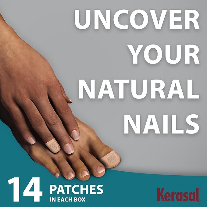 Kerasal Multi-Purpose Nail Repair Patches - 14 Count Twin Pack - Kerasal Nail Repair for Damage, 8-Hour Treatment Restores Healthy Appearance (Packaging May Vary)