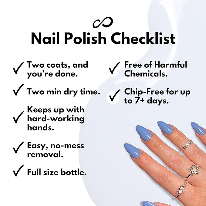 Eternal Glitter Nail Polish Set for Women (UNDER THE SEA) - Ocean Blue Nail Polish Set for Girls | Quick Dry & Long Lasting Nail Polish Kit for Home DIY Mani Pedi | Made in USA,13.5mL (Set of 5)