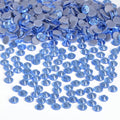Bymitel Hotfix Crystal Rhinestones Round Gems Iron on DIY Jewelry Making Flat Back for Crafts, Lt. Sapphire, 2mm(SS6/2880pcs)