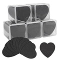 1000 PCS Lint Free Nail Wipes, Heart Shape Lash Glue Wipes, Nail Polish Remover Wipes for Gel Nail Polish Remover, Absorbable Eyelash Extension Glue Cleaning Wipe, Nail Care Tools(Black)