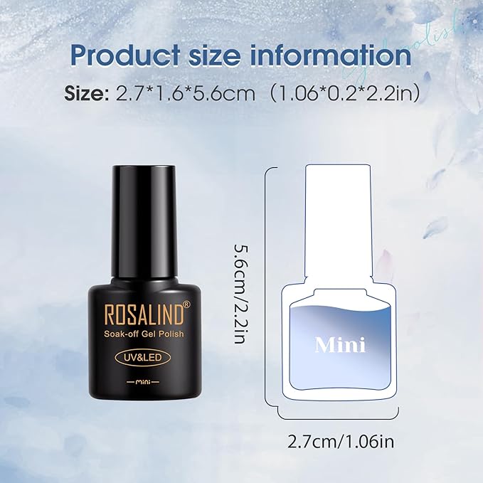ROSALIND Cat Eye Gel Nail Polish - 12 Colors Cateye Gel Polish with Magnet Stick Sparkle Diamond Effect Soak Off UV Set Magic Magnetic Glitter Nail Art Collection Manicure Gift for Women