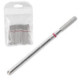 50Pcs Cuticle Bit, Carborundum Flat Head Nail Polishing Grinding Head, Dead Skin Removal Drill Bits for Beginners