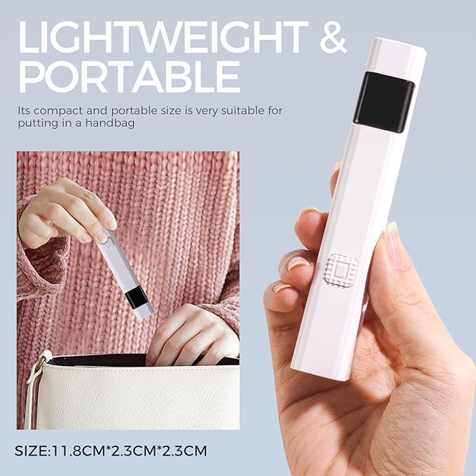 Oneleaf Rechargeable Cordless Nail Lamp with Adjustable Stand, Portable LED Nail Dryer for Gel Polish, Digital Timer & 99s Fast Cure, Ideal for Home & Travel Use