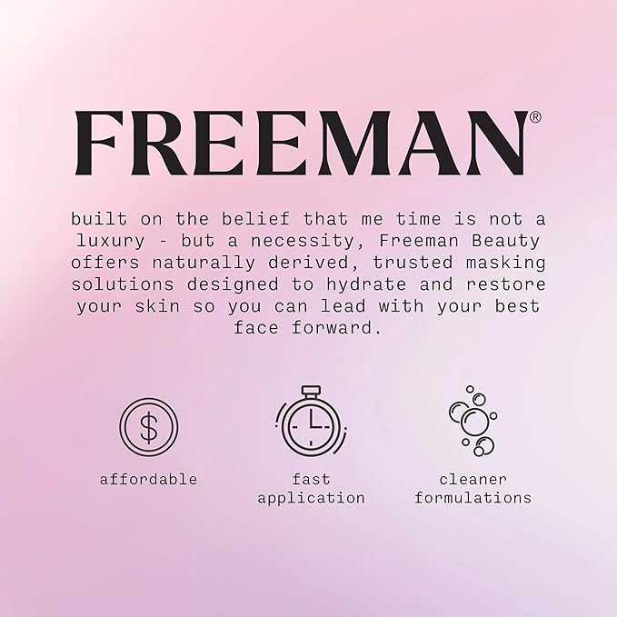 Freeman Flirty Feet Foot Mask & Silky Hands Hand Mask Set – Moisturizing Socks with Coconut Oil & Mint Extract + Hydrating Gloves with Coconut Oil & Rose Extract