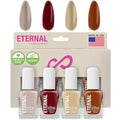 Eternal Nail Polish Set for Women (SIGNORINI) - Nail Polish Set for Girls - Long Lasting & Quick Dry Non Toxic Nail Polish Kit for Home DIY Manicure & Pedicure - Made in USA, 13.5mL (Set of 4)