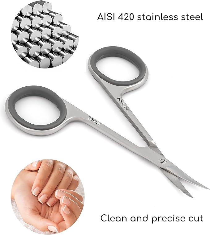 Professional Cuticle Scissors Maluk Large S | Silicon
