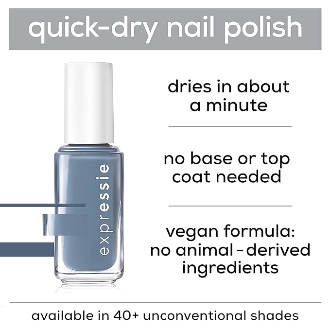 essie Expressie Nail Polish, Quick-Dry Bright Yellow Nail Polish, Vegan, Sh00k, 0.33 fl oz