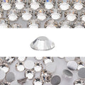 Novani 3000pcs Crystal Clear Rhinestones Flat Back Rhinestone Glass Diamonds Round Gems for Nail Art and Crafting Decorations,SS8,2.3-2.5mm
