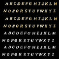104pcs Rhinestone Letters Nail Studs Gold Silver 3D Nail Charms Letters