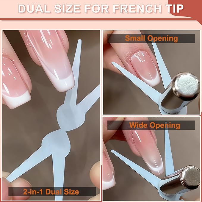 5PCS Cat Eye Nail Magnet Set, 2 in 1 Scissor-shaped Cat Eye Magnets for French Tip Effect, Sturdy Cylinder Magnet with Magnetic Beads Gel Nail Polish Magnet Tools for DIY Art Home & Salon Use