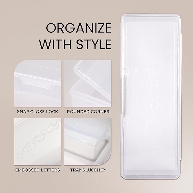 Beauticom Professional Manicurist Nails Pedicure Storage Case Personal Box (Large Size) (Quantity: 3 Pieces)