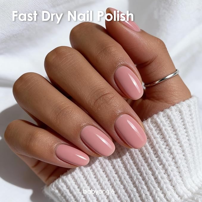 Pink Nail Polish, 14 ML Quick Dry Nail Polish for Nail Art DIY Manicure at Home, Chip Resistant Nail Lacquer for Nail Art Varnish, Long Lasting, BOG107