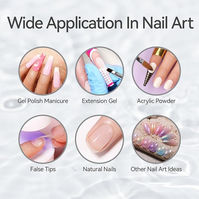 Born Pretty Gel Nail Polish No Wipe Base Gel Coat,15ml for Gel Nail Polish Soak Off LED Nail Lamp Gel Base Gel Upgraded Formula Long-Lasting DIY Home and Nail Salon