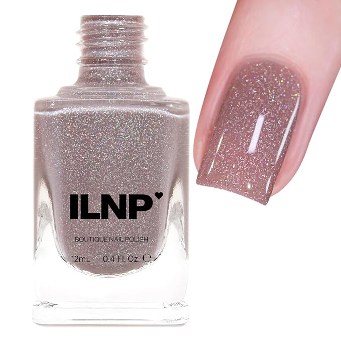 ILNP Prancer - Elegant Fawn Beige Holographic Nail Polish