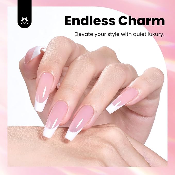 Beetles HEMA-Free Hard Gel for Nails-1.06oz 9 in 1 Jelly Pink UV/LED Lamp Cured Sculpting Stengthener Gel for Nail Extension & Nail Repair High Hardness for Manicurist Women