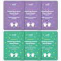 Relaxing Aroma Hand Mask 6 Pairs | Natural Scent | Soothes & Hydrates Dry Hands | Hydrating Hand Treatment for Rough Skin & Dry Cuticles | Korean Skincare (Peppermint + Lavender)