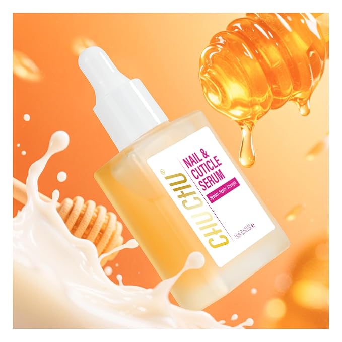 Nail Growth and Strengthening Serum for Cuticle Repair: Natural Plant Protein and Biotin Moisturizing Treatment - Nail Cuticle Care for Dry Weak, Brittle, Splitting Nails
