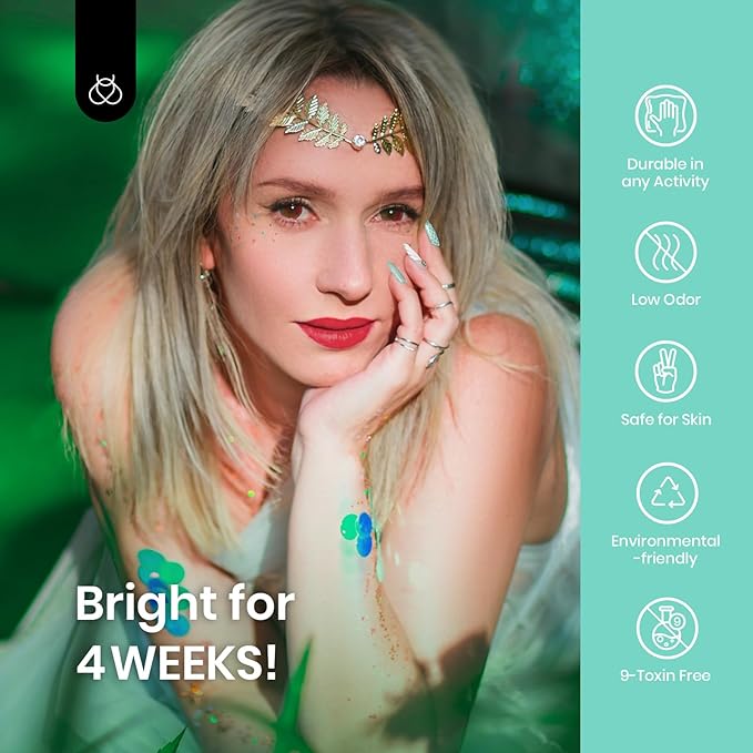 Beetles Mint Green Gel Polish - 15ml Spring Glitter Green Gel Nail Polish Mermaid Turquoise Shimmer UV Nail Gel Polish Soak Off UV LED Nail Art Design DIY Home St Patricks Gift for Women