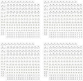 PATIKIL 1320 Pcs Acrylic Gem Sticker, 4 Size 3/4/5/6mm Self Adhesive Rhinestones Face Gem Stones Bling Jewelry for Nail Art Craft Clothes DIY Makeup Decoration Party, White
