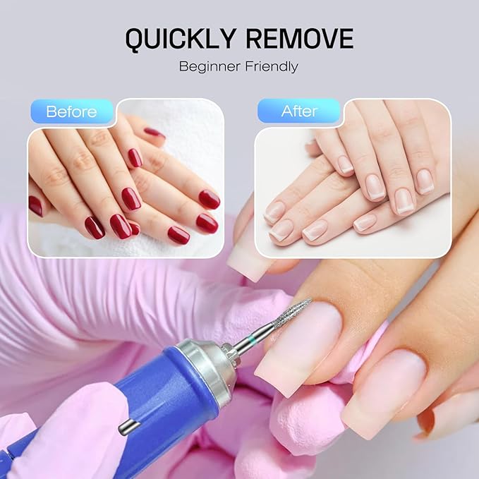 10pcs Carbide Nail Drill Bits Set: Professional Cuticle Bit for Efile Nail Drill with 75pcs Small Sanding Bands (#80#120#180) & Mandrel Bit Acrylic Gel Nail Remover Tool Manicure Pedicure Kit