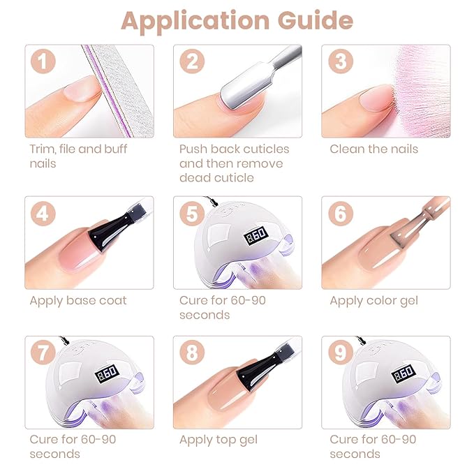 RARJSM Rubber Base Coat Gel Polish Nude Eggshell Pink Skin Tone Rubberbase Gelpolish for Nails Natural Color French Manicure Extend Soak Off Curing Requires Single Bottle 15ml Salon Home DIY Use