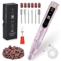 Nail Drill Professional Drill Nails Cordless 35000RPM E Filer for Nails Electric Nail Drill Wireless Nail File Drill Rechargeable Electric Nail File for Acrylic Gel Nails