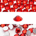 Novani 3000 Pieces Flatback Rhinestones Glass Round Gems Red Crystals for Nail Art DIY Crafts Clothes Shoes,SS10,2.7-2.9mm