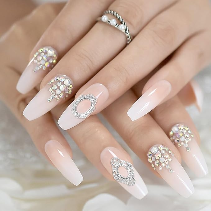 CHANZET 3D Metal Nail Charms 80pcs, Frame Gothic Nail Art Charms, Retro Gold Silver Nail Jewels Art Decoration for Women Girls Acrylic Nail DIY Craft Design Manicure Accessories