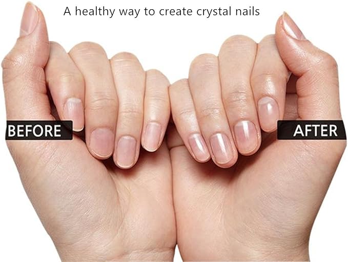 Premium Glass Nail File with Case, Crystal Diamond Salon Best Beauty Nail Buffer for Natural and Acrylic Nails Christmas Gift for Woman and Man,Apricot