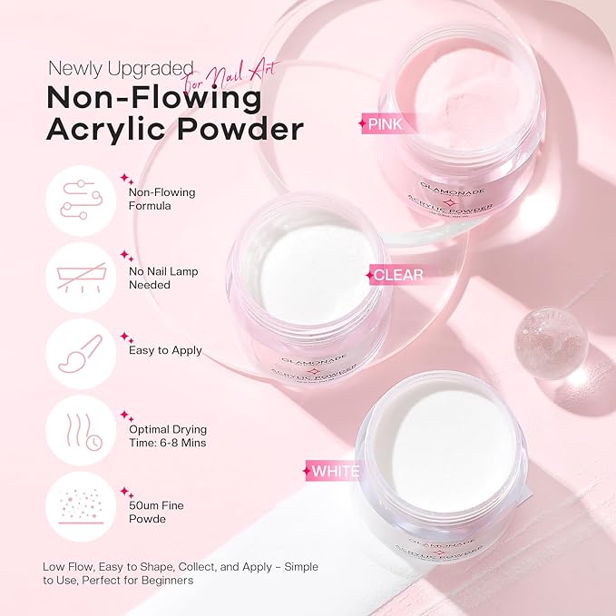 Acrylic Nail Kit for Beginners: Professional Acrylic Nail Kit Set with Everything Drill Powder Nail Art Starter Tech Kit at Home Salon Gift