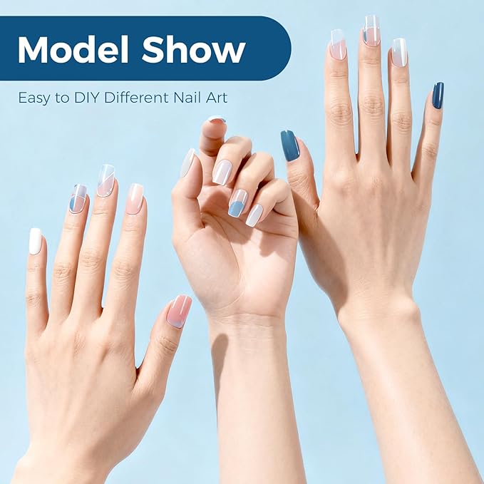 TOMICCA Long Stiletto Nail Tips, 240Pcs 12 Sizes Almond Fake Nails Ultra Half Matte Acrylic Gel Nail Tips Full Cover False Nails for Nail Extension Home DIY Salon