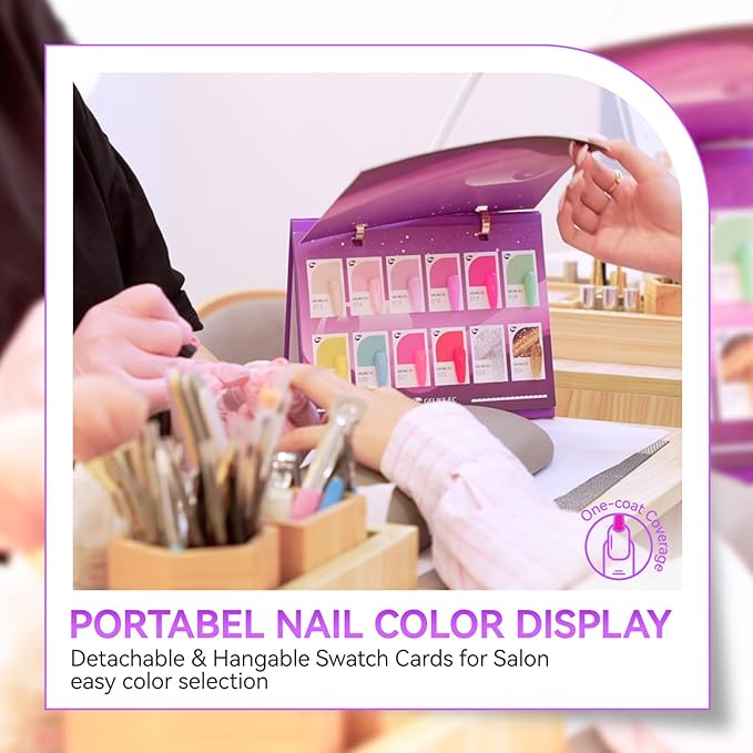 gelike ec Pro Gel Polish for Salon: 36 Colors Set HEMA-FREE Highly Pigmented Formula Manicure Nail Art Design for Professional Manicurist Nail Polish 16ml BIG Bottles