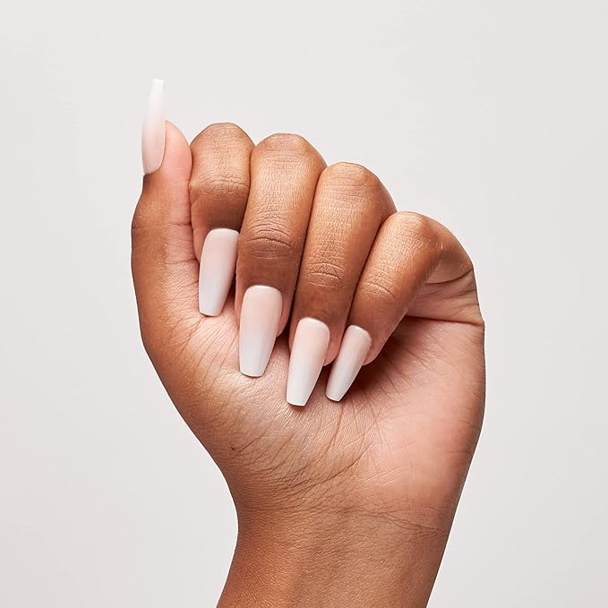 The Nailest - Instant Luxury Acrylic Press-on Nails - Medium Coffin- Baby Boomer