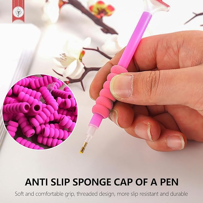 Rhinestone Picker Tool, 4Pcs Dual-head Dotting Tools with 20pcs Clay, Precision Jewelry Tweezers and Diamond Tray, Nail Art Pen for Pick Up Stone, Crystals, Gems, Charms, Diamond Painting