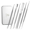 FERYES Ingrown Toenail Removal Tool Kit - 6 Piece Pedicure & Manicure Tools Set with Nail Files, Lifters, Cuticle Trimmers - Podiatrist Grade Nail Care Kit for Thick & Ingrown Nails