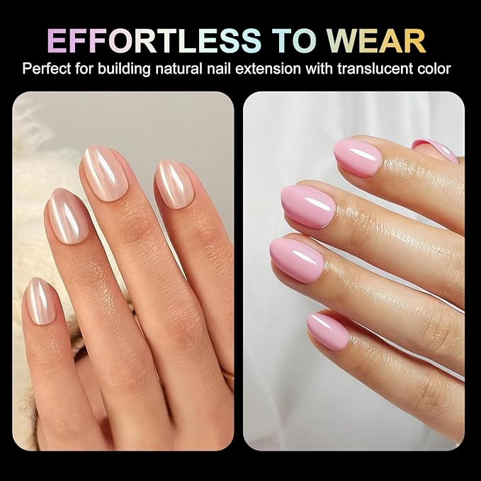Extra Short Almond Nail Tips - 12 Sizes 240 PCS Pre-Shaped Clear Full Cover Etch Nail Tips Soft Gel Clear Full Cover Nails Tips Acrylic False Nails Press On Nails for Extensions DIY Salon