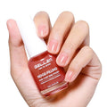 GELLEN Clear Nail Polish Ridge Filling Base Coat, Sheer Red Tint Ridge Filler For Nails, Fortify Nourish Condition Damaged Dry Finger Nails | Shea Butter, Vitamin E, Protein | Toxin HEMA & TPO Free