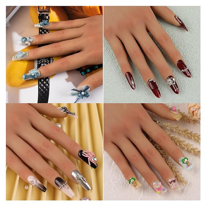 Nail Trainning Practice Hand with Clamp, Acrylic Nail Technician Manicure Supply, False Fake Hands for Nail Manicure, Best Manicure DIY Print Practice Tool