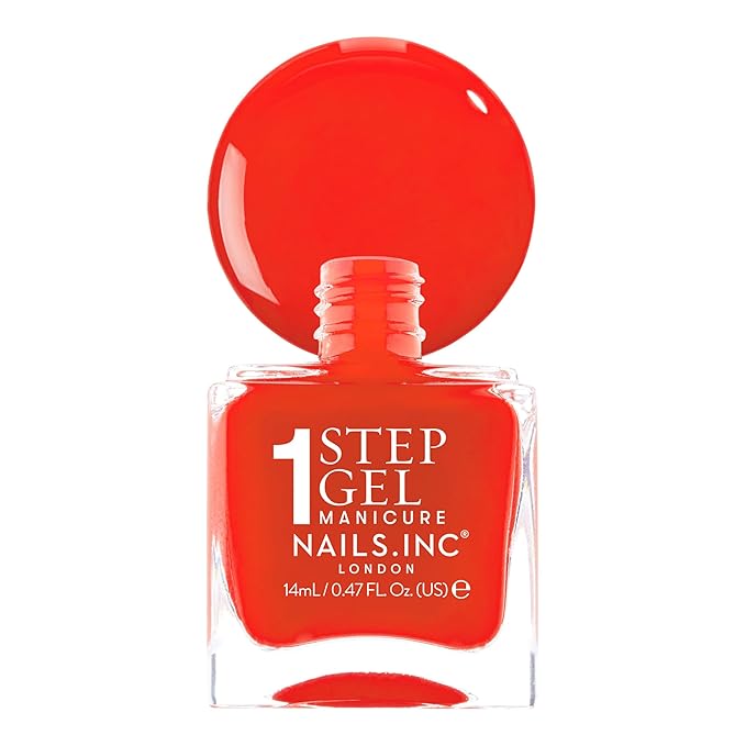 Nails Inc It's Topless Gel-Like Nail Polish, 4-in-1 Base Coat, Treatment, Color, Top Coat, Long Lasting, Strong, Chip Free, Glossy Salon Quality Manicure, Air Dry Nail Polish, Jennifer, 0.47 Fl Oz